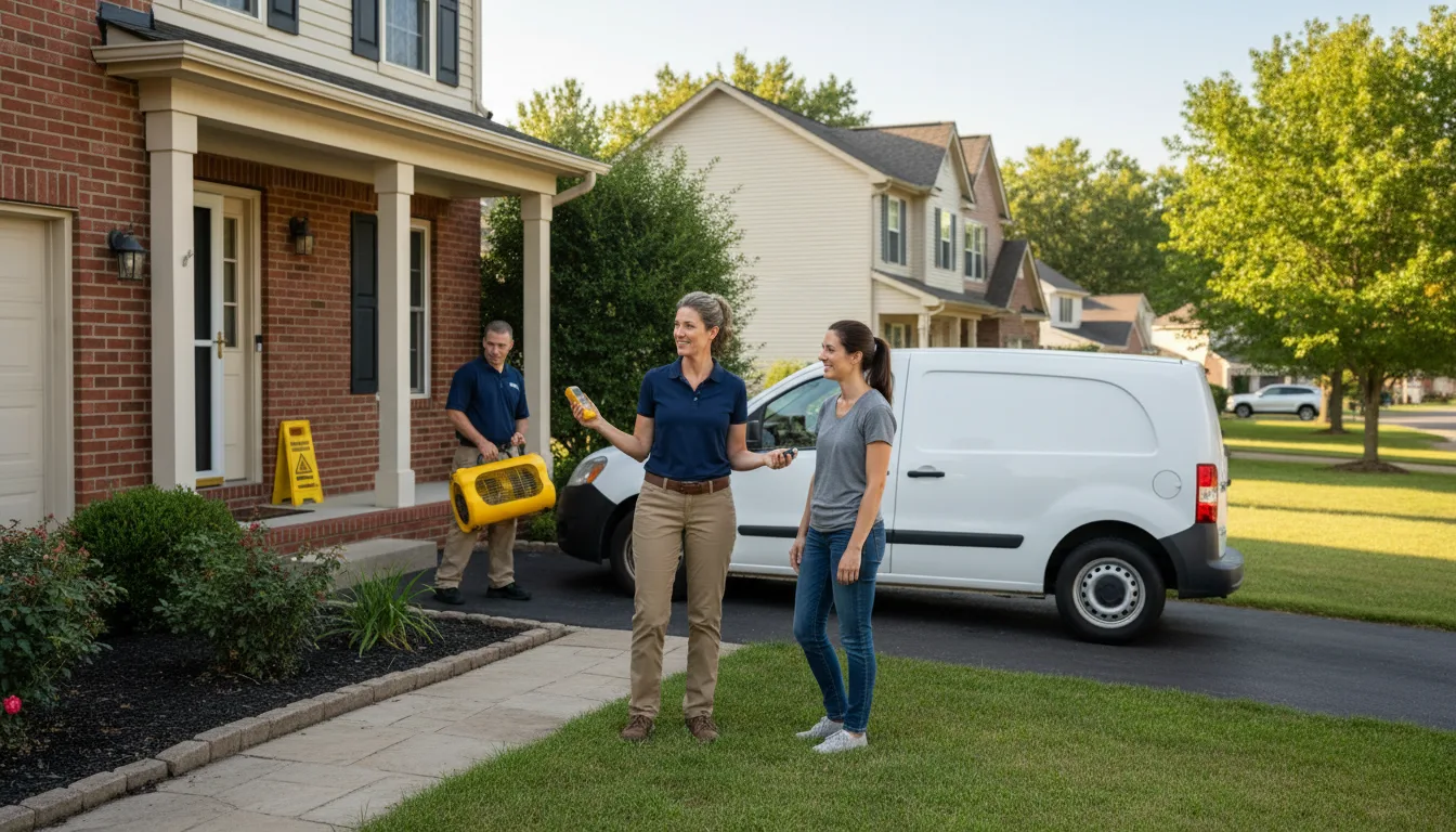 Residential water damage restoration in Picabo, ID